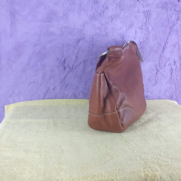 ROOTS Carly Tote Genuine Vegetable tanned 100% Natural Leather Shoulder bag new! - Picture 2 of 16